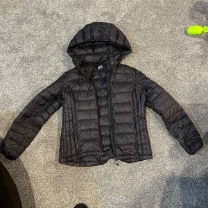 Black puffer jacket